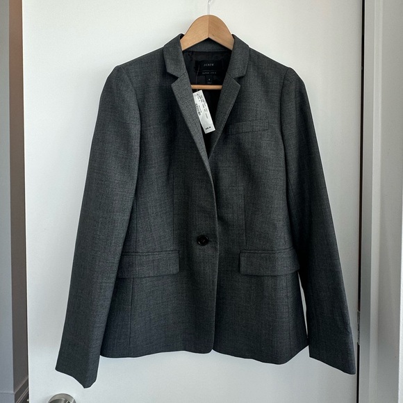 NWT J Crew Super 120’s single button blazer - Picture 2 of 5